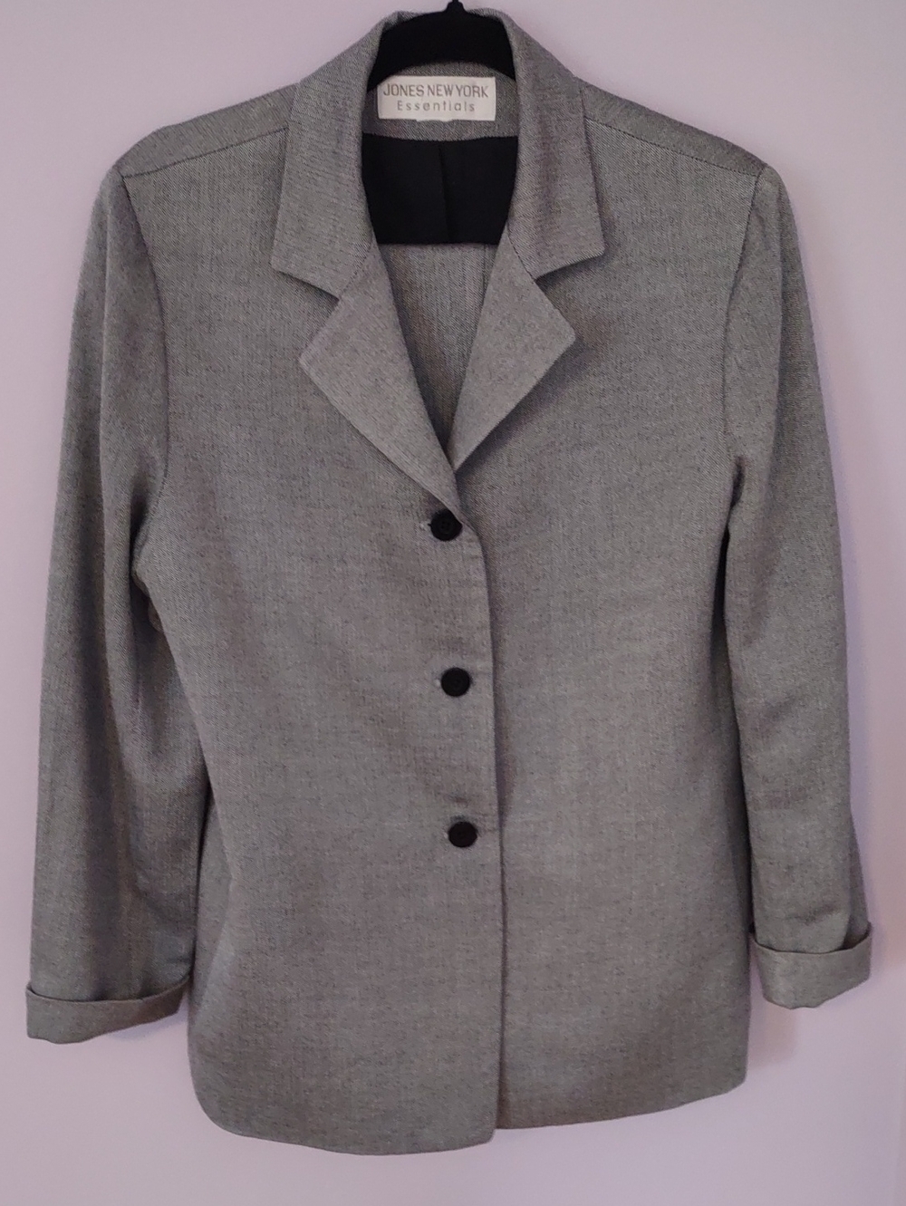 Jones New York Light Gray Tailored Suit